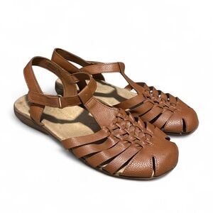 Baretraps Brown Beckham‎ Slingback Sandals Size 10W